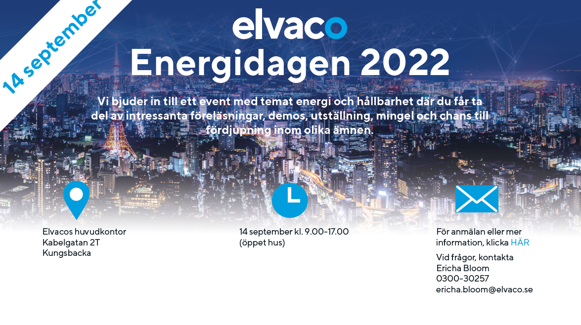 Elvacos Energy day, September 14